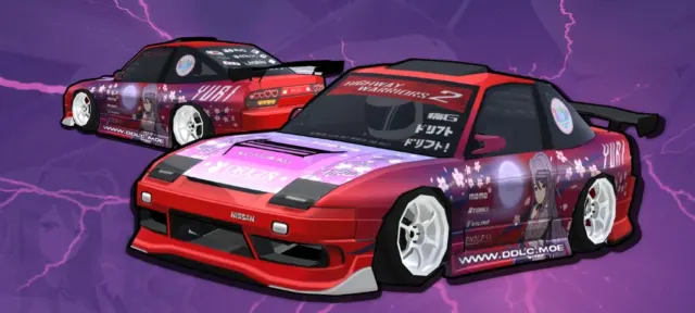 180SX ULTIMATE YURI RACING V1.1 Livery