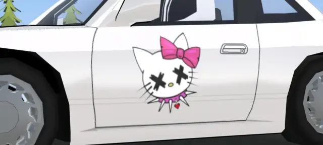 Kitty sticker Livery