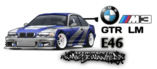 BMW M3 GTR LM (E46) (Need For Speed Most Wanted Version)  Livery
