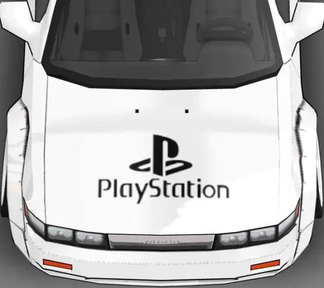 PlayStation sticker livery