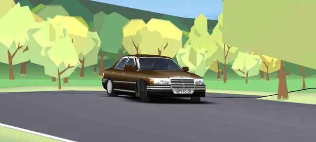 Mercedes 450SE W116 from Ronin Livery