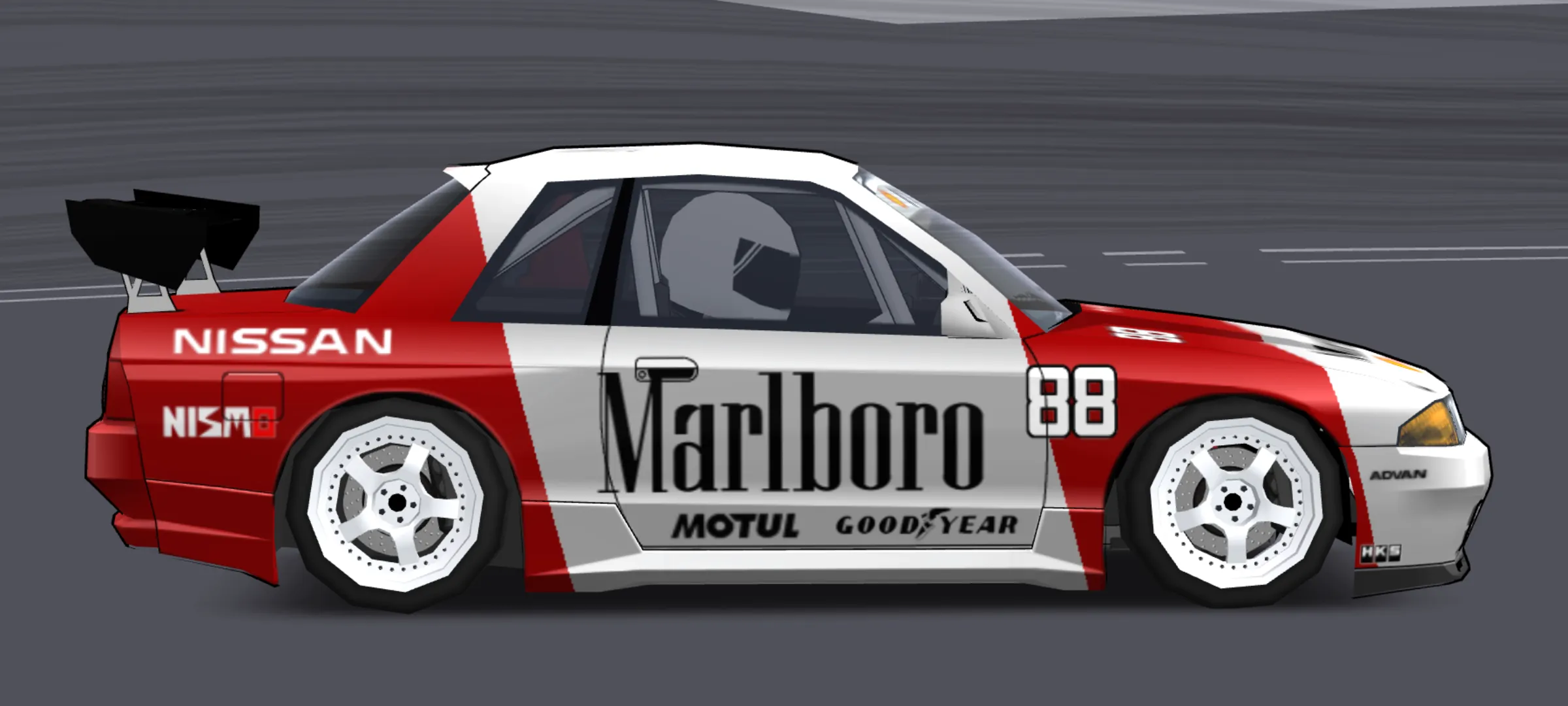 Nissan Skyline BNR32 Marlboro Livery - screenshot 4