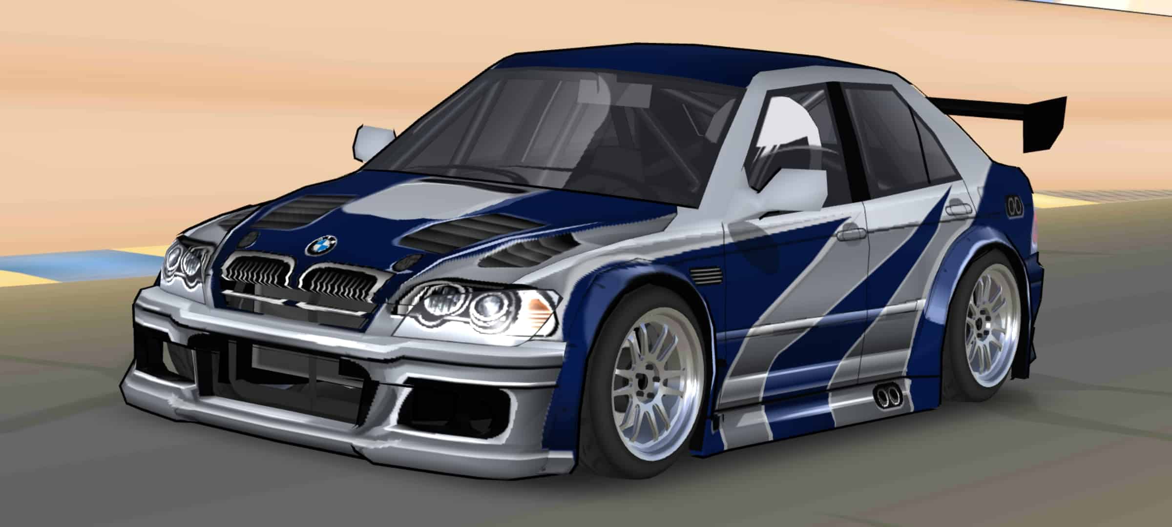 BMW M3 GTR from Need for Speed Livery