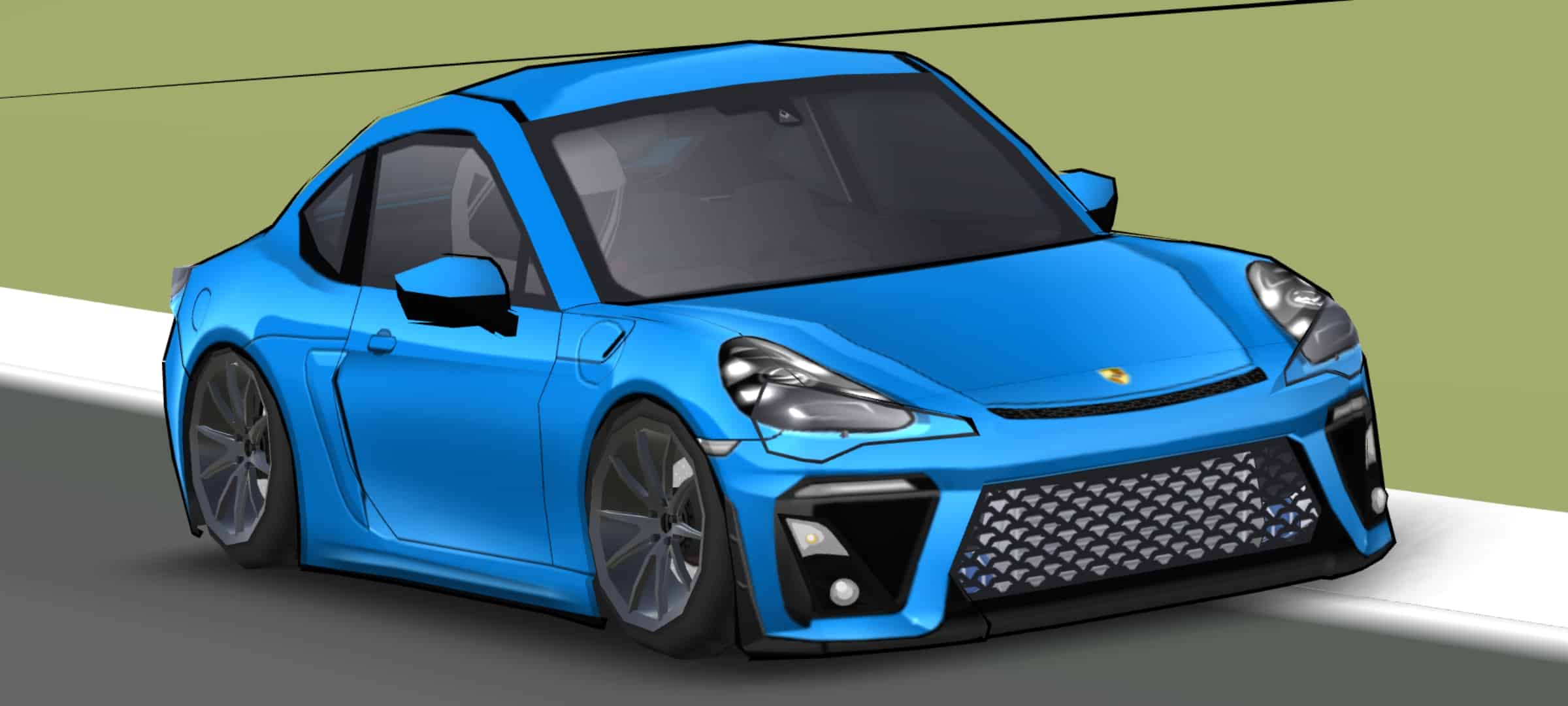 Porsche 718 Cayman GT4 Livery