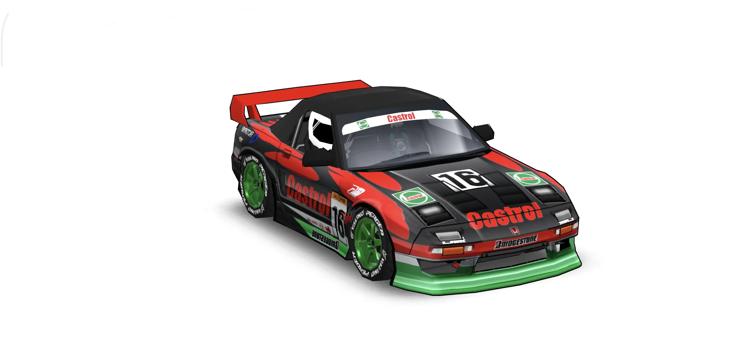 1998 Mugen Castrol NSX-GT JGTC Livery - Image 1