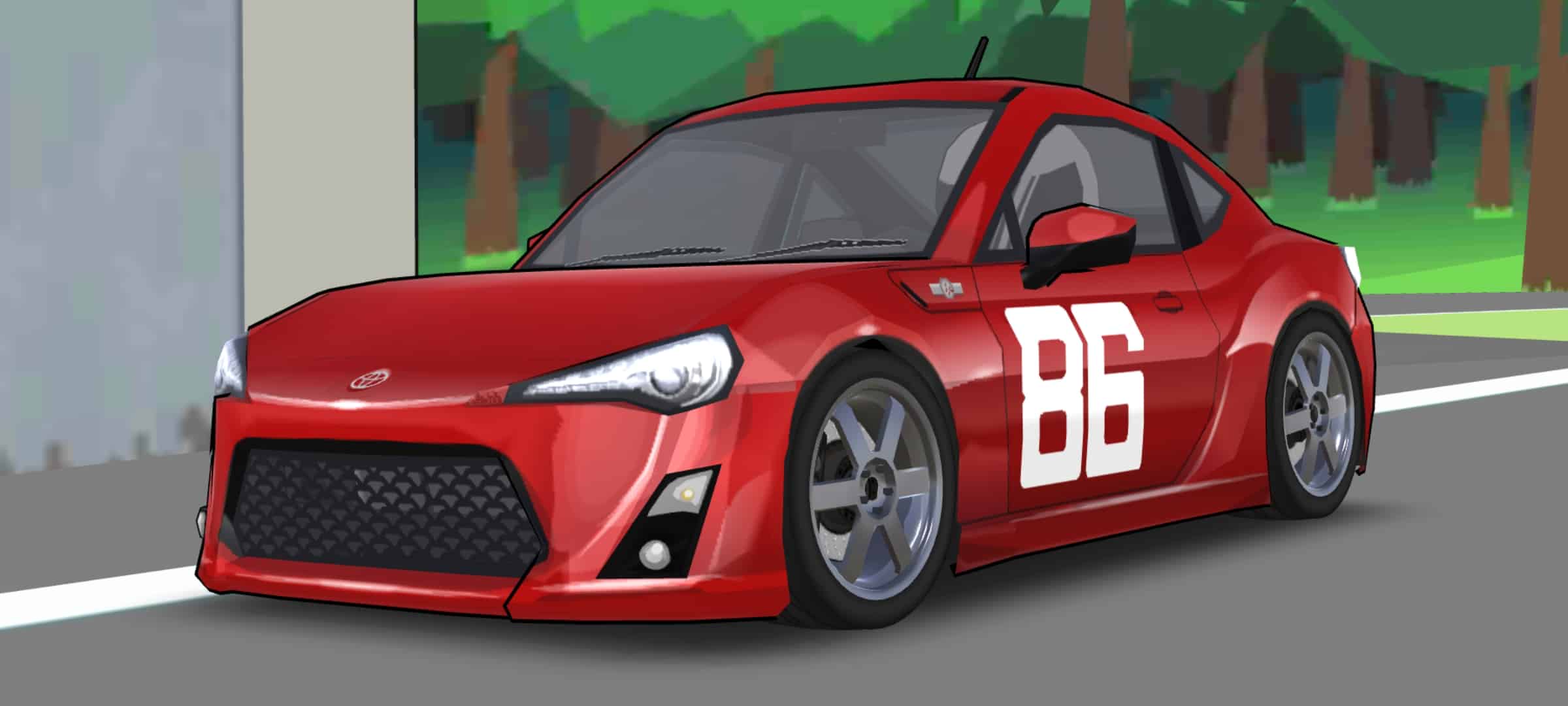 Kanata Livington’s GT86 from MF Ghost Livery
