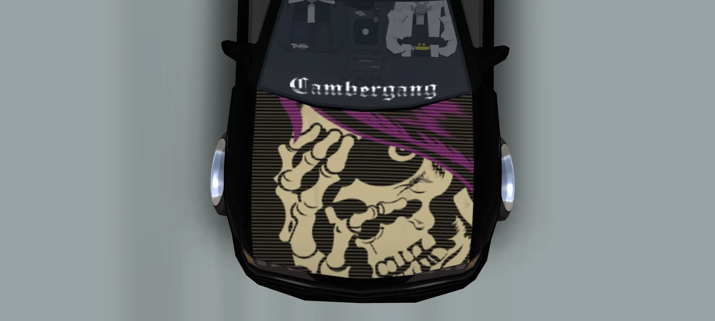 Skull for hood