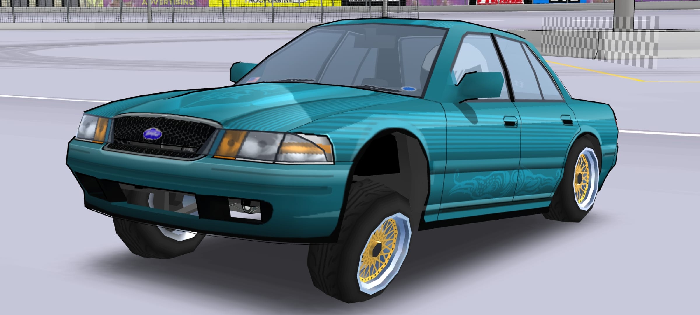 Ford Crown Victoria 1999 LowRider Style Livery