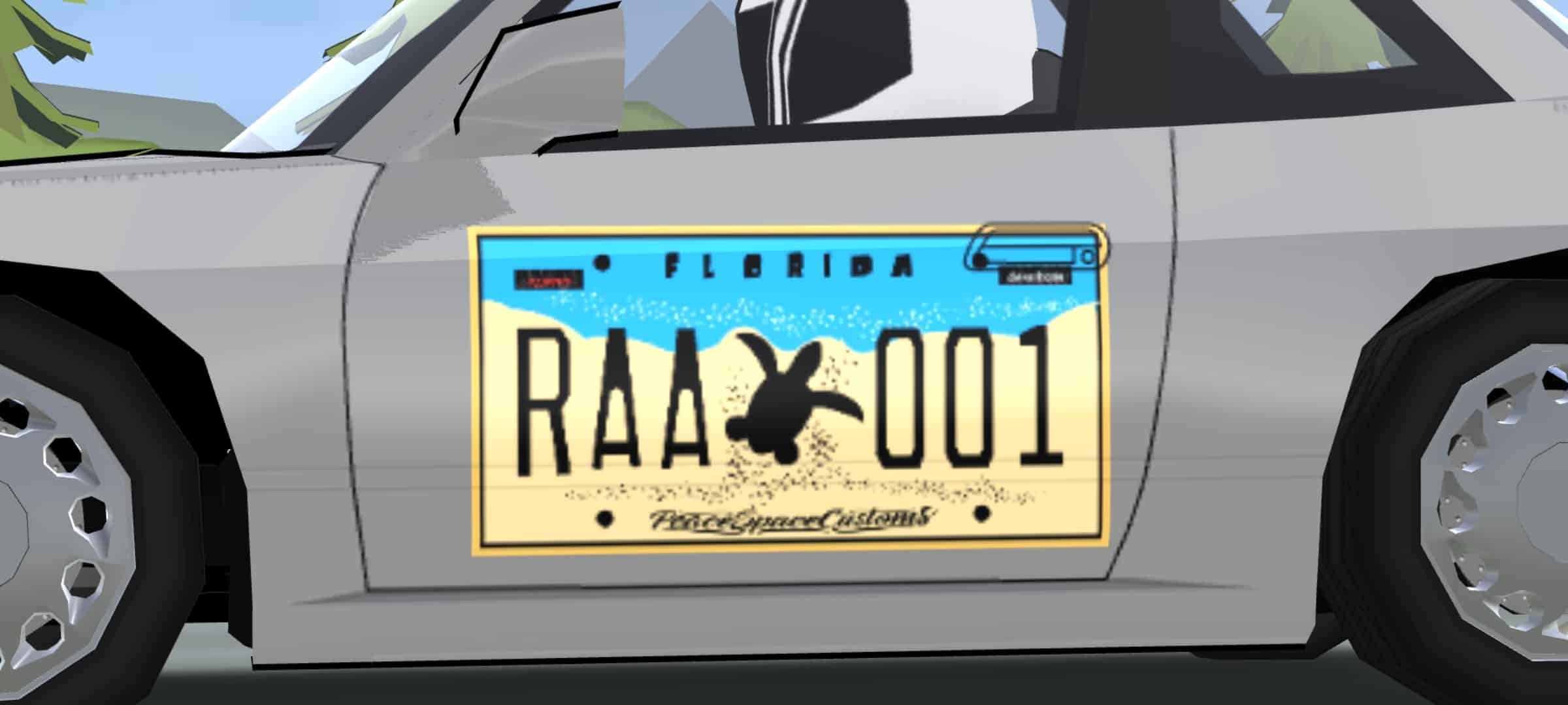 Florida license plate Livery