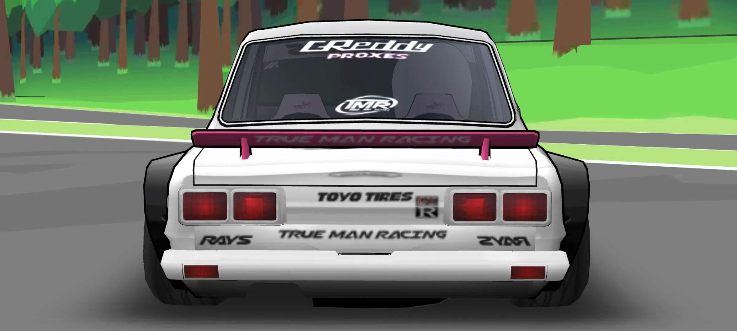 Toyotires Pink Hakosuka Livery - screenshot 3