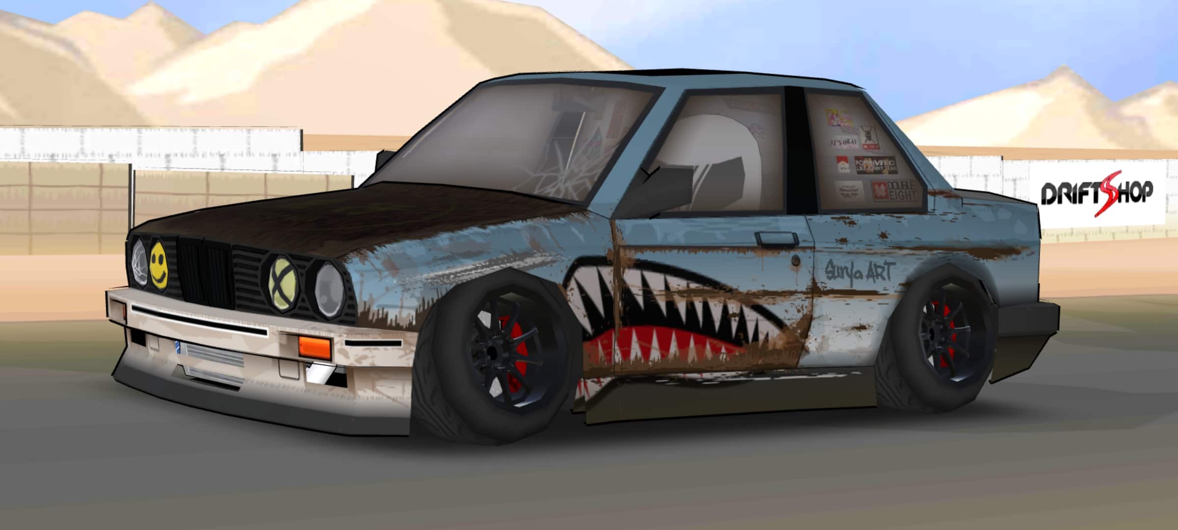 BMW E30 Rusty Drift Missile Style Livery