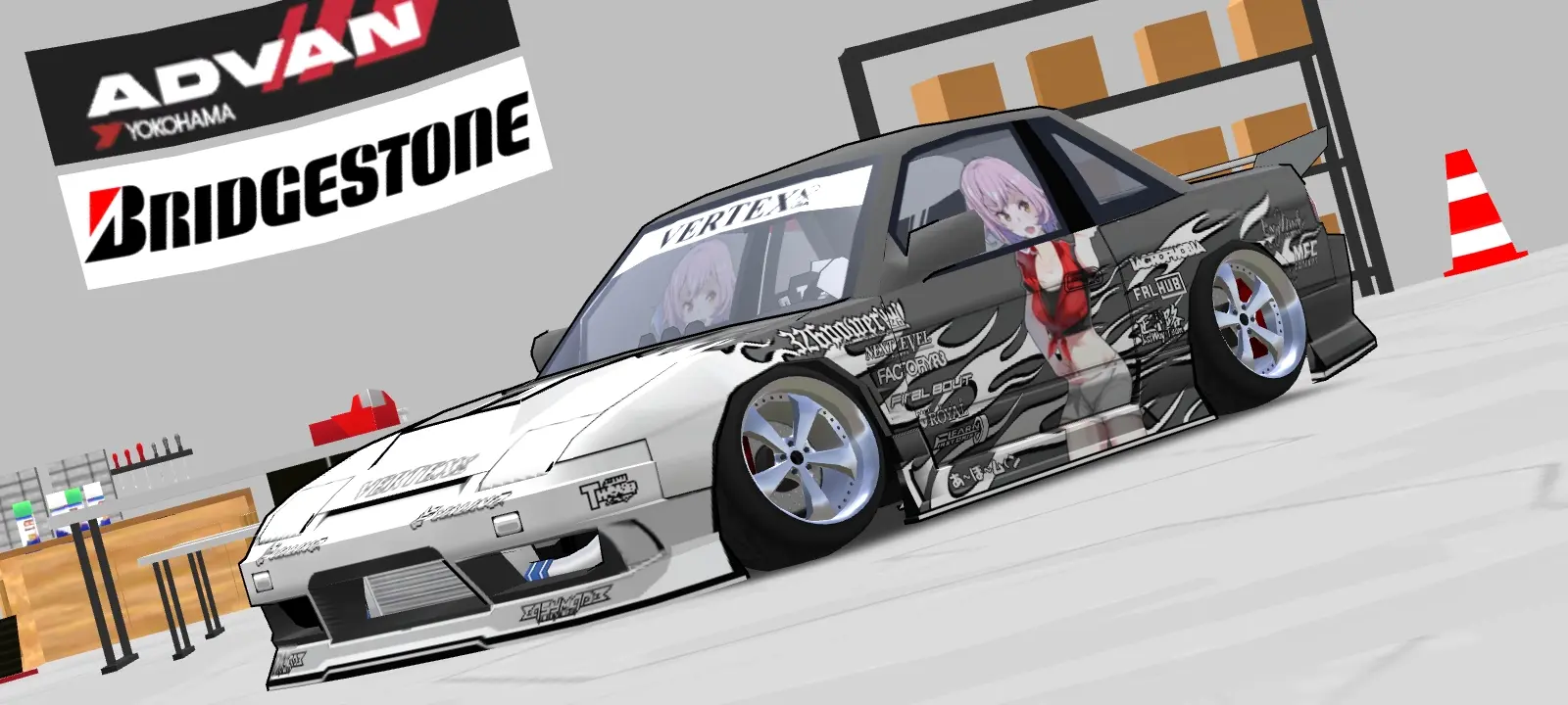 Nissan Silvia S13 VERTEX U.S.A x ONEVIA