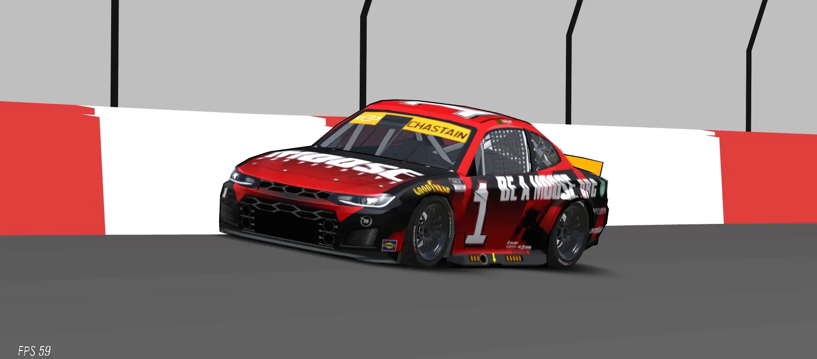 Ross Chastain's Camaro 2022 Moose Fraternity Livery - Image 1