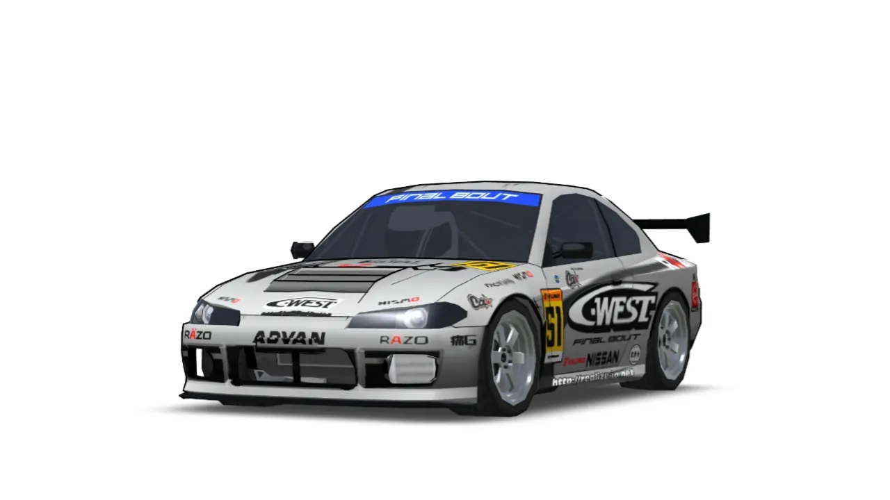 2001 C-West Razo Silvia S15 JGTC Livery - screenshot 3