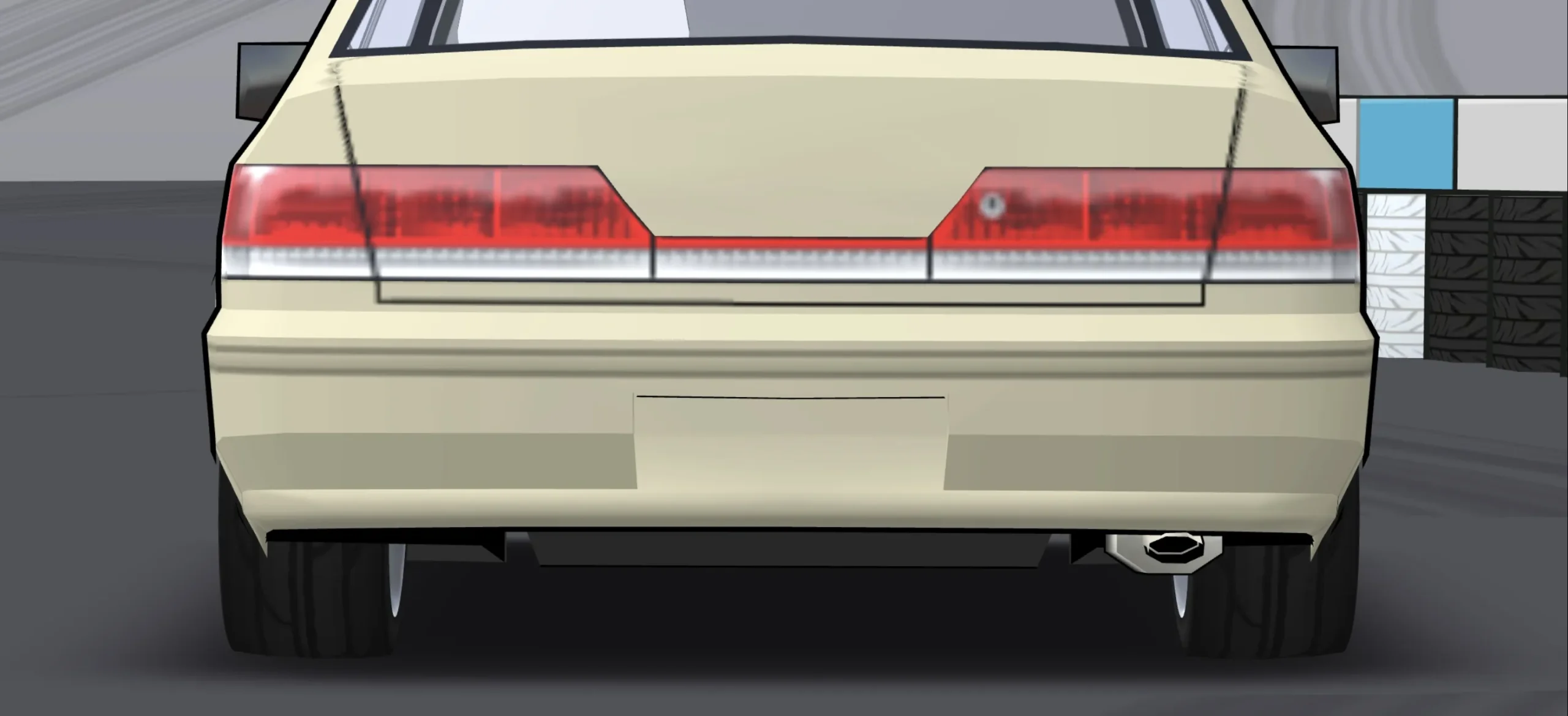 Toyota Mark II Stock Tail Lights Livery - Image 1