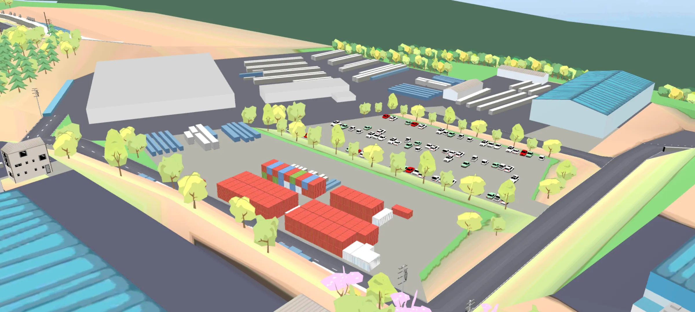 Meihan Sports Land map mod 0.4.7 - screenshot 2