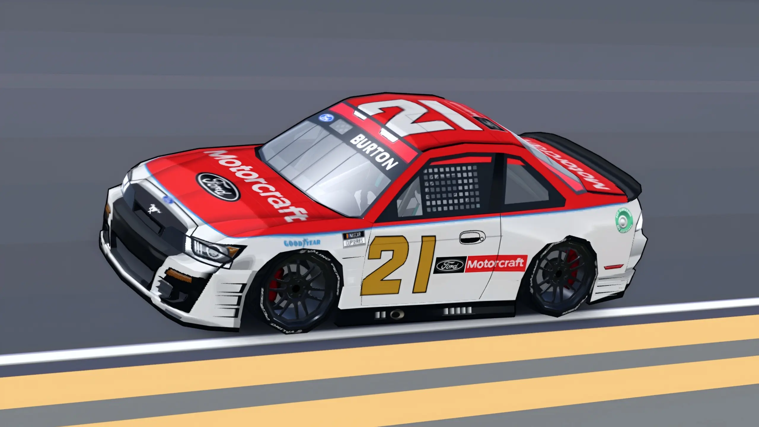 Harrison Burton's Ford Mustang 2023 Livery - Image 1