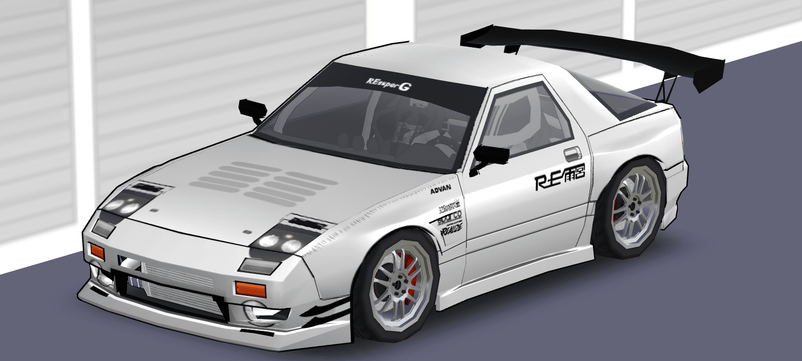 Mazda RX7 FC3S RE Amemiya kit Livery